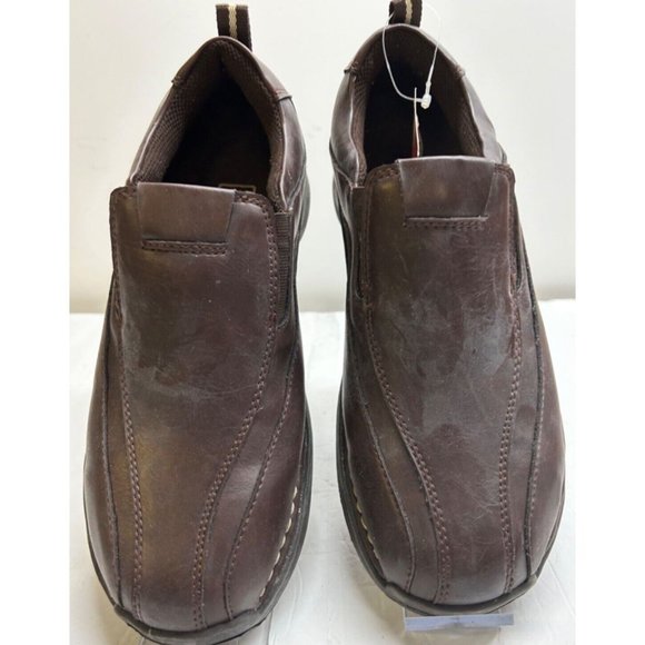 Men's Faded Glory Casual Loafer Shoes Size 9 Brown Pull On Cushion Insole - Picture 1 of 6